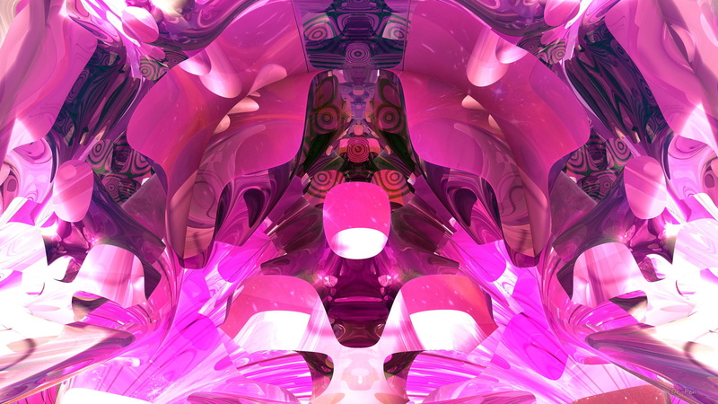 Pink, Fractal, Geometry, 3D, Mandelbulb 3D, 1080P, Digital Art, Bright, Artistic, CGI, Abstract