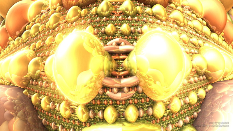 Artistic, Yellow, 3D, Colors, Mandelbulb 3D, Glass, Sphere, 1080P, Colorful, Digital Art, CGI, Abstract, Fractal