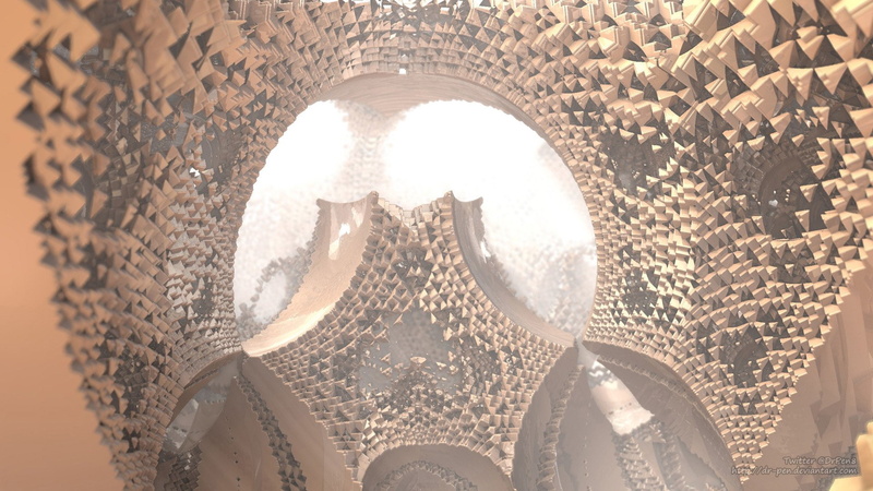 Abstract, Brown, Mandelbulb 3D, Artistic, Fractal, CGI, 3D, Digital Art, 1080P