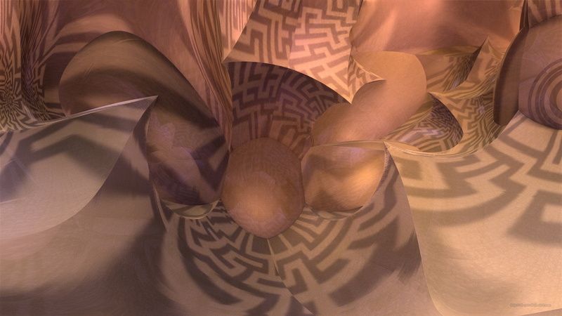 Fractal, Brown, CGI, Mandelbulb 3D, Abstract, Digital Art, 1080P, Artistic