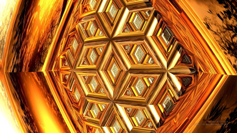 Mandelbulb 3D, Orange, CGI, Artistic, 3D, 1080P, Red, Geometry, Abstract, Fractal, Digital Art