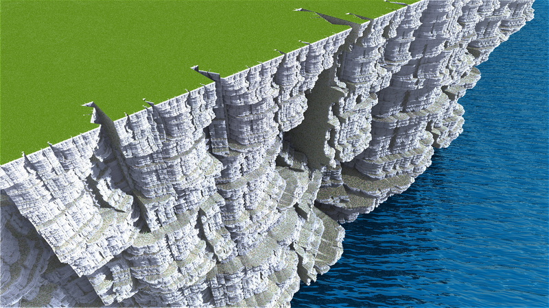 Digital Art, 1080P, Stone, Mandelbulber 3D, 3D, Artistic, Fractal, Rock, Cliff, Abstract, Limestone