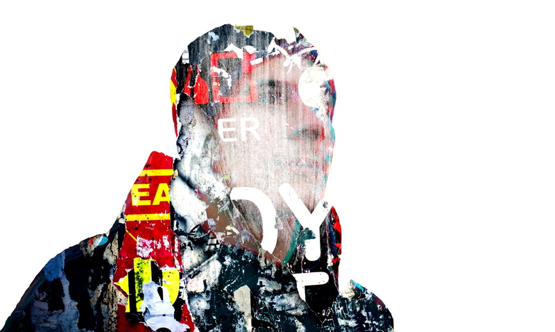 waist up, paper, multiple exposure, creativity, graffiti, 4K, one person, copy space, indoors, digital composite, multi colored, nature, double exposure
