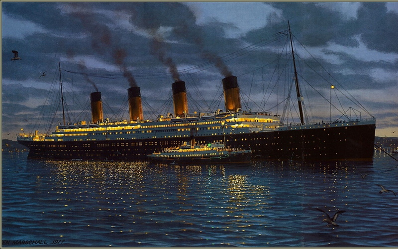 vehicles, ships, 2K, titanic