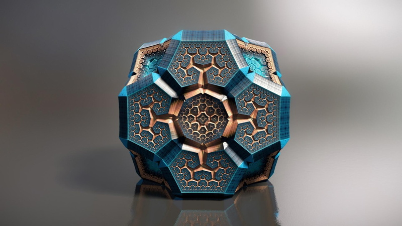 hexagon, science, gray, pattern, gray background, architecture, cube, design, no people, 3D, metal, complexity, gold, colored background, single object