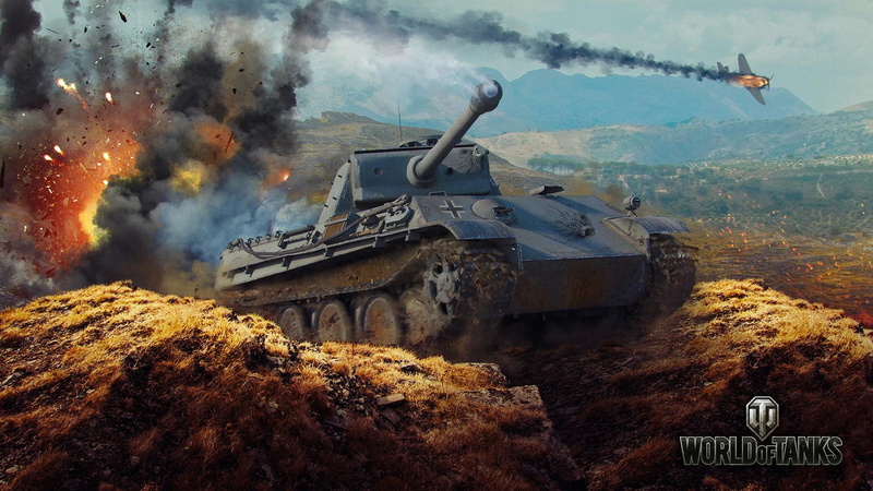 pz, games, graphics, world of tanks, d, world, kpfw, panther, tanks, tanks from games, 3d graphics, 1080P, v