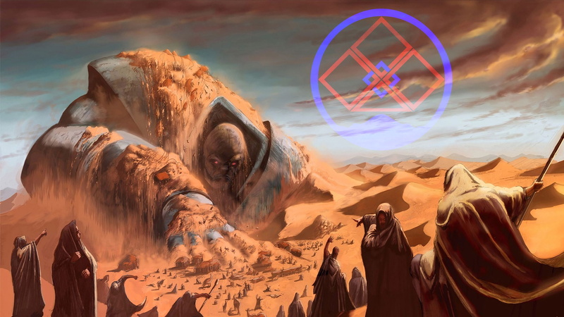 Giant, Apocalypse (character), Marvel Comics, men, 4K, x, Digital vandalism, logo