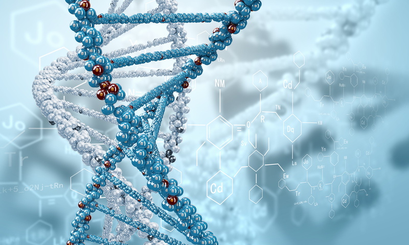 rendering, 4K, psychedelic, dna, formula, helix