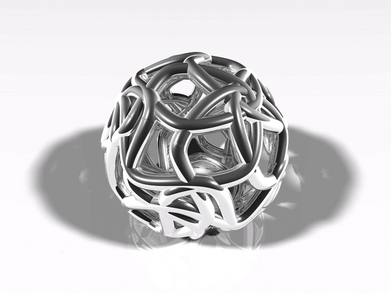3d Object, digital art, 480P, 3d, Fractal