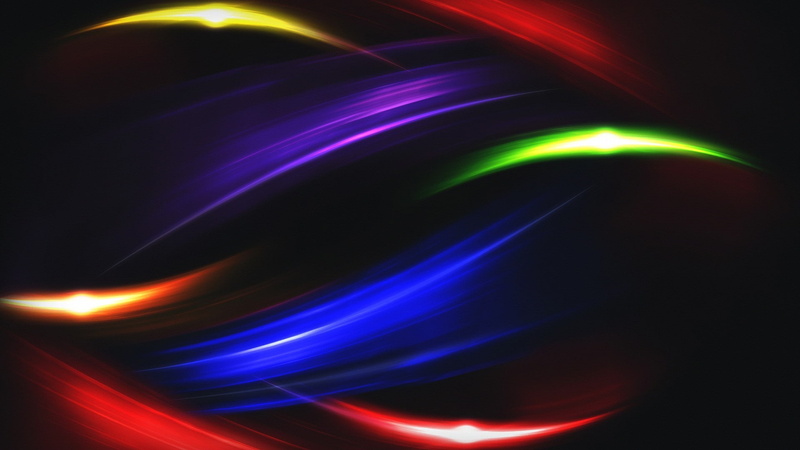wavy lines, shapes, glowing, 1080P, abstract, digital art, colorful