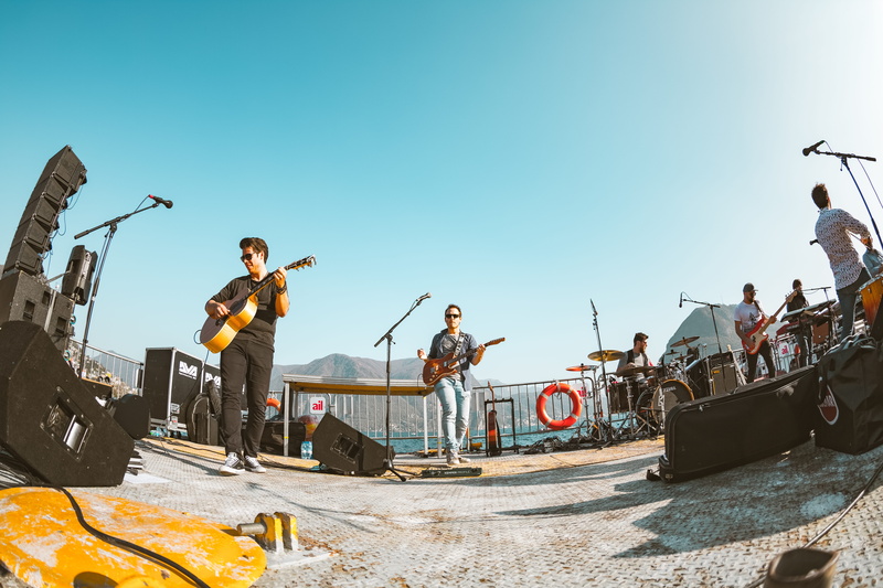 musician, musicians, males, musical instrument, performers, group, sky, concert, photo, occupation, performance, 5K, people, artists, sunlight, daylight