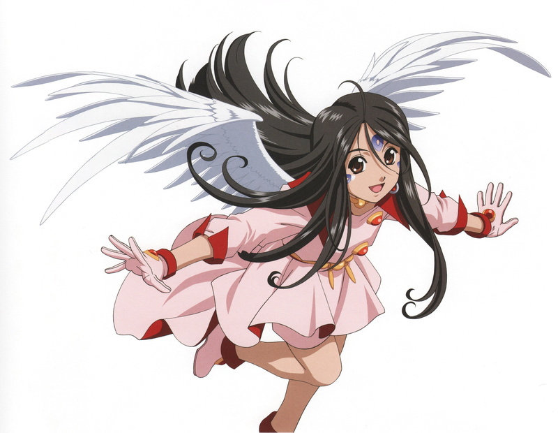 fashion, Skuld, dress, anime girls, white background, dancing, angel, females, clothing, representation, 2K, beautiful people, Ah! My Goddess!, beautiful woman
