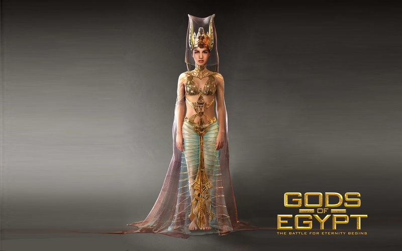 backgrounds, gods, golden, 2K, hathor, goddess, egypt, snake, desktop, love