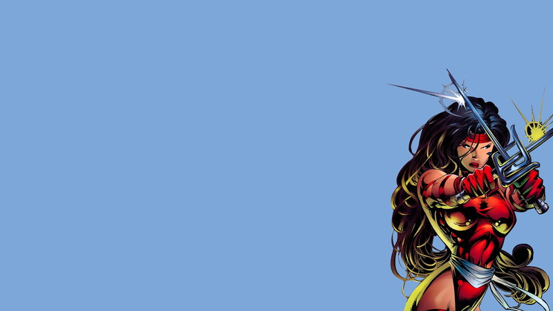 Elektra Natchios, Marvel Comics, 1080P, comic, marvel, tridents, girl, ELEKTRA