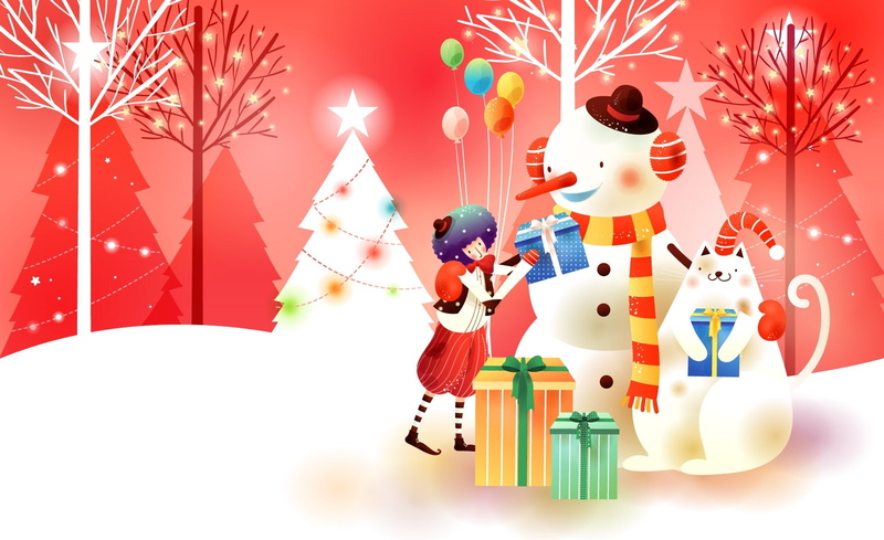 christmas, red, happy winter holidays, male likeness, winter holidays, childhood fairytales, gifts, multi colored, nature, Childhood, holiday, craft, christmas decoration