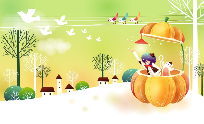 art and craft, yellow, themed, food, animal themes, tree, Aero, childhood fairytales, fruit, beauty in nature, nature, no people, Fall, halloween