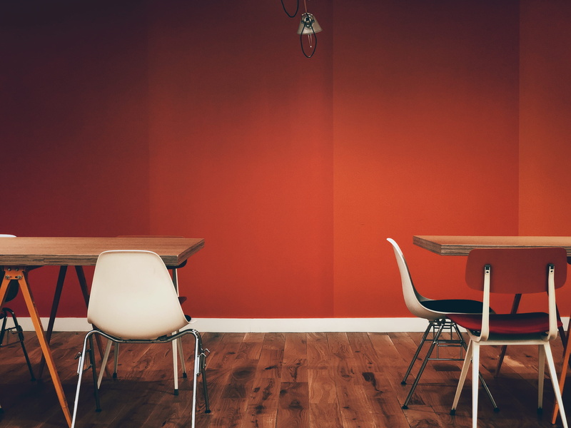 screen, relaxation, dining table, wood - material, plywood, absence, interior design, wall, flooring, floor, seat, 4K, table, indoors, red, business, electronics