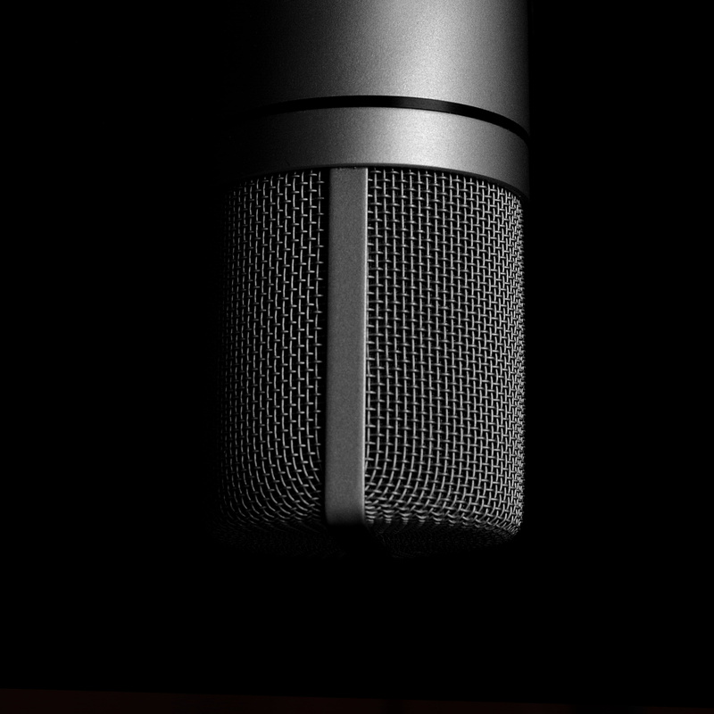 electronics, electric lamp, single object, studio shot, steel, audio equipment, technology, design, metallic, studio, night, sound, 4K, mic, aluminum