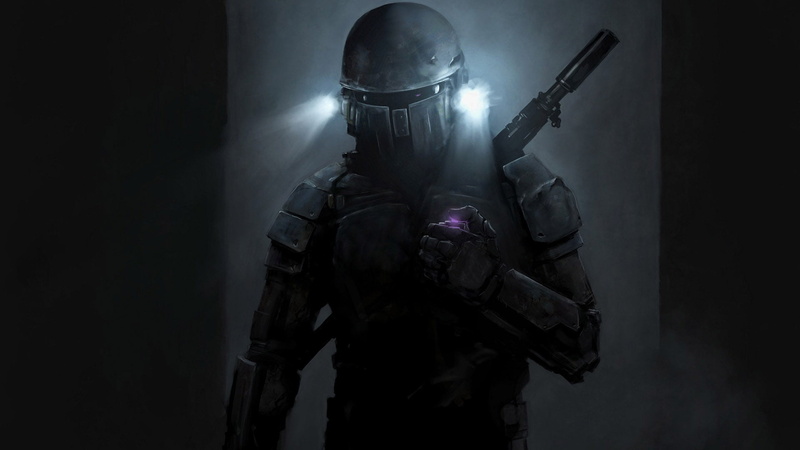 gun, security, model, helmet, uniform, rifle, man, government, work helmet, work, suit of armor, fantasy, war, attractive, face, protective covering, people