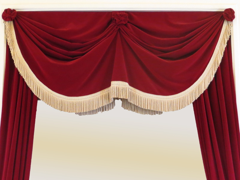 film industry, performing arts event, fringed, curtain, 4K, stage, red, velvet, hanging, performance, no people, folded, event, theatrical performance
