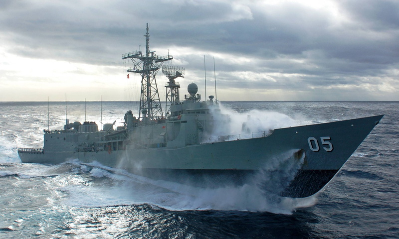 Frigate, Warship, HMAS Melbourne (FFG 05), Warships, Australian Navy, 1080P