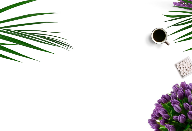 view, flower, plant, flowering plant, palm leaf, fragility, flower head, ceramic, mug, flatlay, tulips, no people, 4K, vulnerability, photography, palm tree
