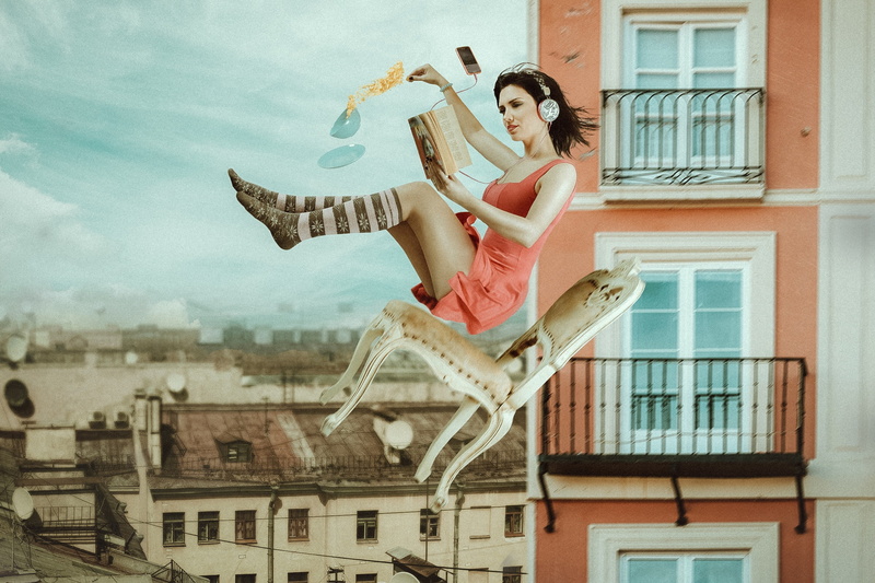 headphones, flight, 1080P, book, girl, home, Krish, chair, the city, claimed