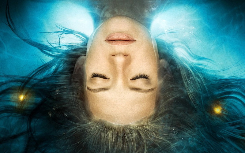 human body part, close-up, lying down, TV, 720P, indoors, human face, young adult, face, front view, body part, contemplation, portrait, digital composite