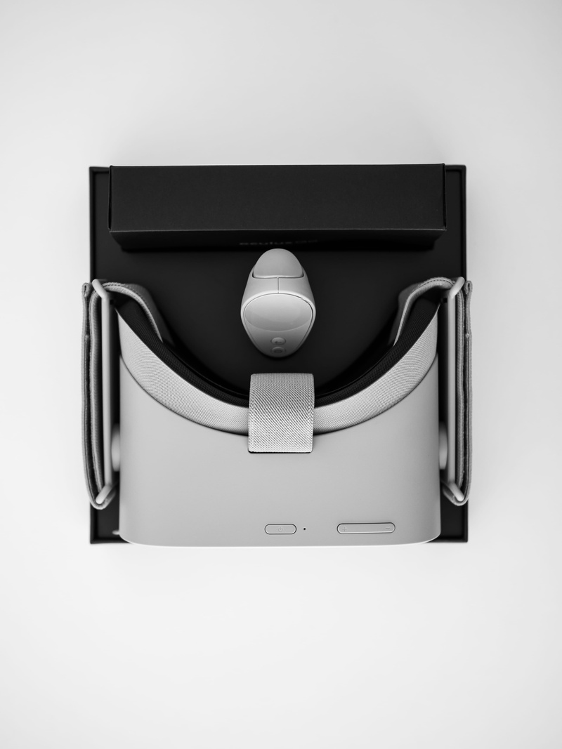 appliance, security, virtual reality glass, tech, electronic, headset, vr, oculus go, black, gray, oculu, safety, copy space, still life, black color, indoors