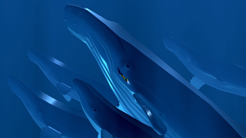 abzu, adventure, cartoon, family, 2K, fantasy, underwater