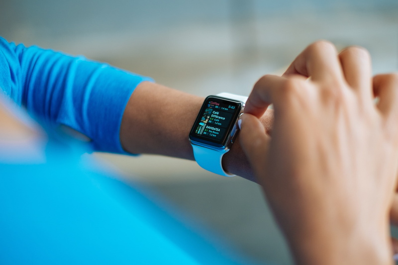 wristwatch, selective focus, bling, apple, human hand, technology, jewelry, operating, checking the time, healthcare and medicine, body part, communication