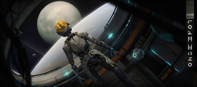 4K, VR, Lone Echo, black, screenshot, 4k, white, robot, photo