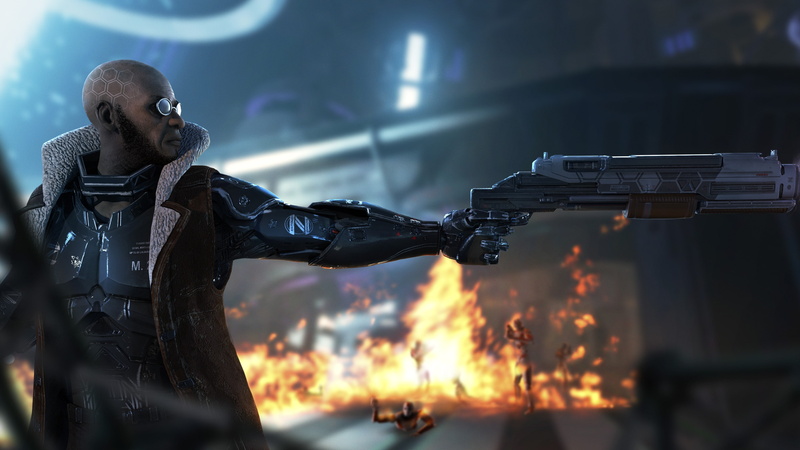 VR, shooter, robot, overwatch, game, poster, PS4, HTC Vive, 4K, Raw Data