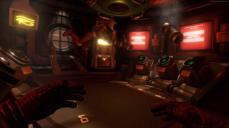 4K, poster, Downward Spiral: Horus Station, VR, 2K, astronaut