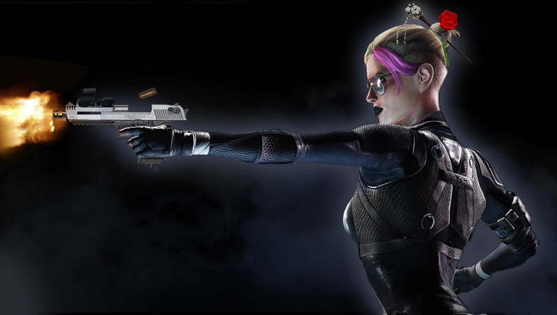 weapon, 1080P, women, Cassie Cage, video game characters, Mortal Kombat