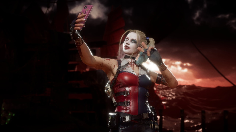 Harley Quinn, video games, video game girls, screen shot, Cassie Cage, Mortal Kombat 11, 1080P, warrior girls, video game characters