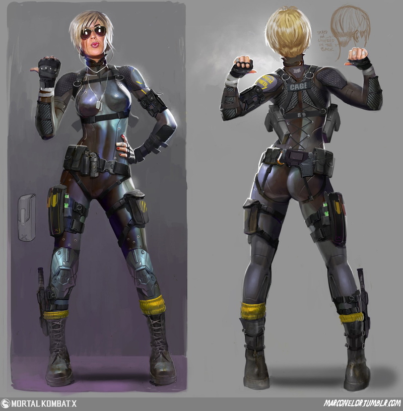 video games, digital art, Mortal Kombat X, 720P, sunglasses, concept art, artwork, Cassie Cage