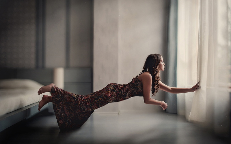 Weightlessness, 2K, Girl, Room