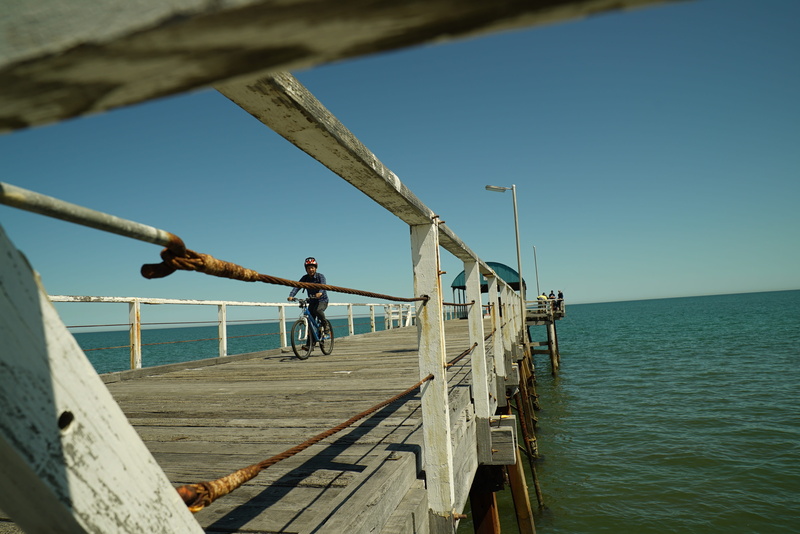 standing, pier, horizon over water, railing, people, wood - material, 4K, full length, seascape, sunlight, built structure, jetty, architecture, outdoors