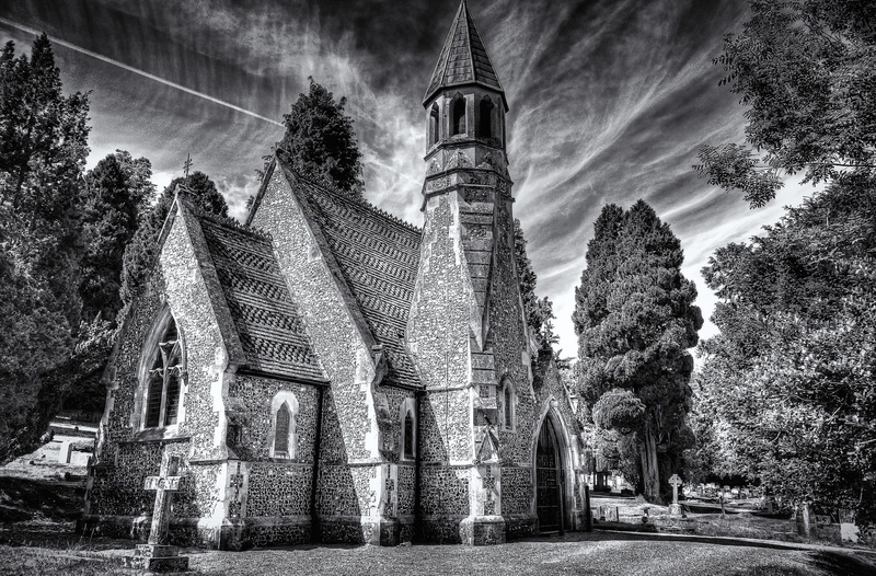 scenic, plant, british, place of worship, spire, Church, building exterior, outdoors, low angle view, built structure, day, uk, 2K, tree, england, religious