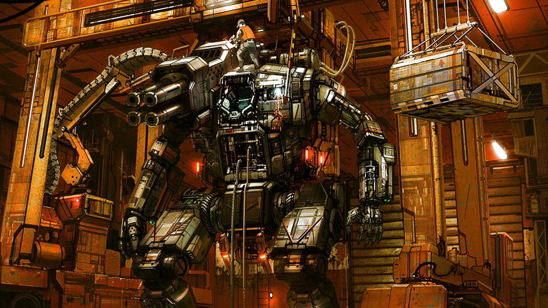 equipment, large group of objects, illuminated, Battletech, low angle view, business, complexity, industry, factory, travel, day, online, mecha, 1080P