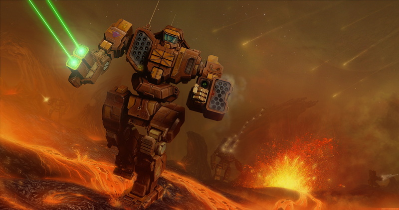 nature, robot, MechWarrior, heat - temperature, accidents and disasters, sign, warning sign, action, fire - natural phenomenon, fi, mech, smoke - physical structure