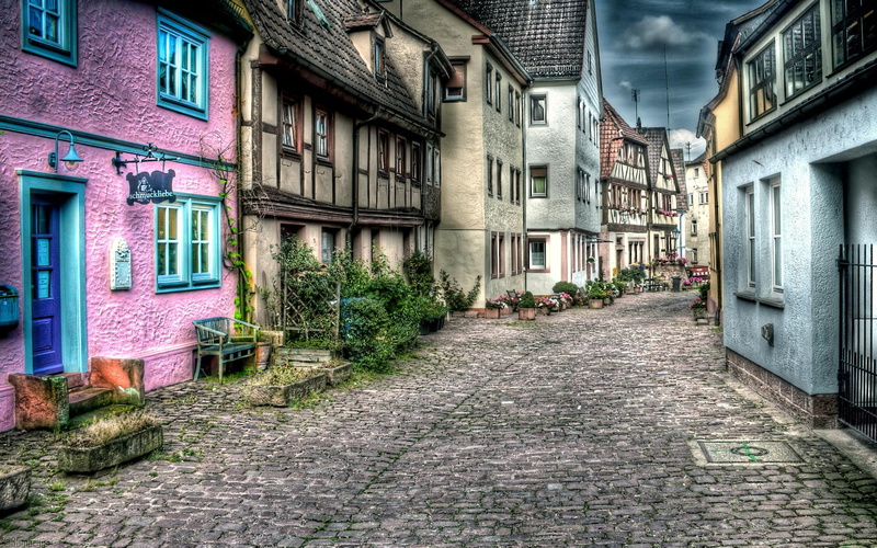 europe, pavement, old, c36marius, concrete, nice, times, 1080P, main, canon, houses, cool, town, good, painting
