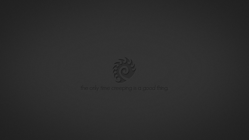 hd, good, video games, dark, 1080P, starcraft, minimal, time, quote, thing, creeping