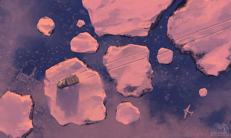 720P, surreal, artwork, Alexey Andreev, concept art
