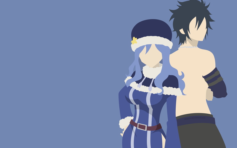 Anime, Fairy Tail, Gray Fullbuster, 4K, Juvia Lockser