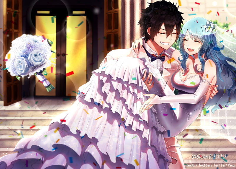 Fairy Tail, 2K, Anime, Juvia Lockser, Gray Fullbuster