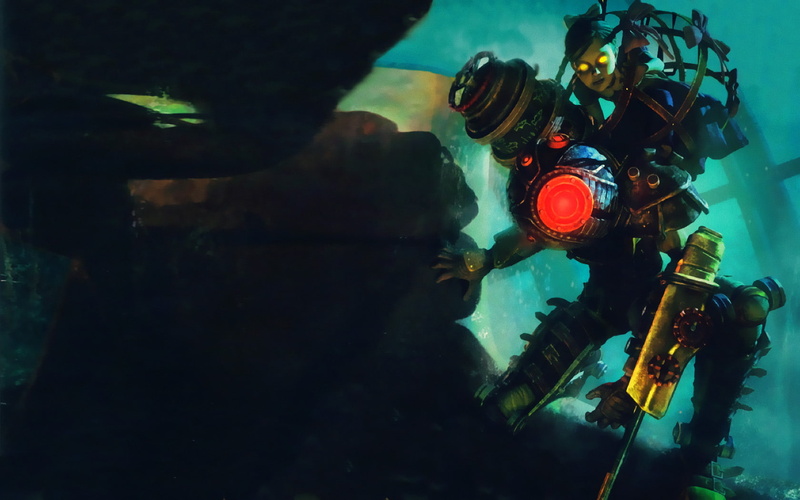 720P, video games, big, little, sister, hd, bioshock