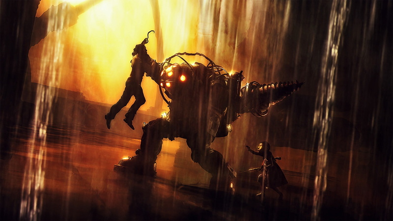 BioShock, Little Sister, 1080P, robot, Big Daddy