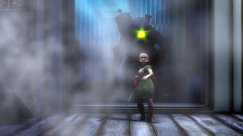 hd, daddy, 1080P, sister, mist, video games, fog, little, big, bioshock